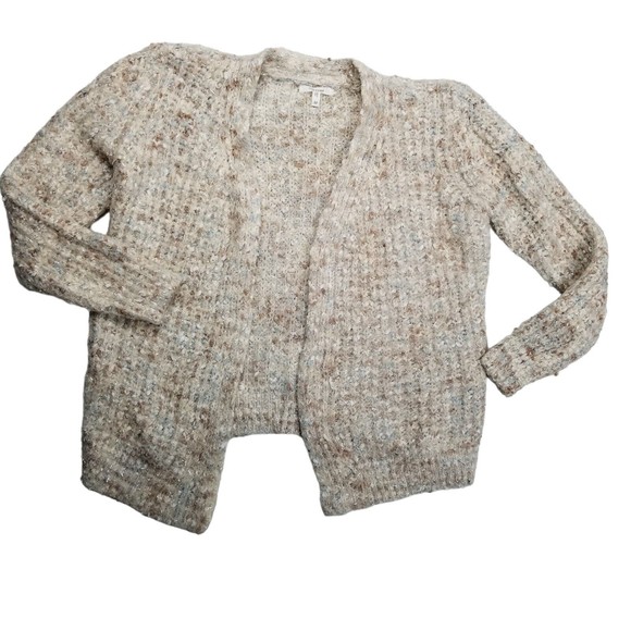 Maurices Sweater Womens Sz M Chunky Knit Cardigan Long Sleeve Sparkle Open Front - Picture 11 of 12